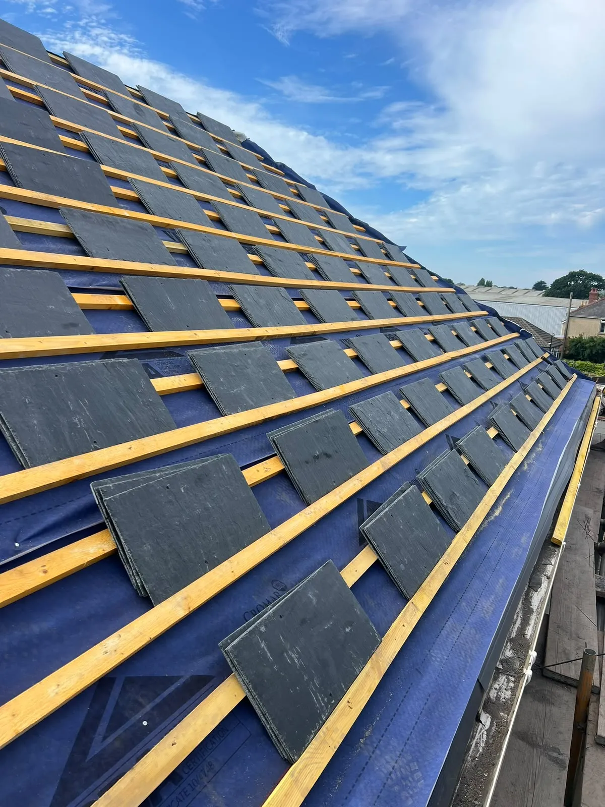 New Roofs work in progress