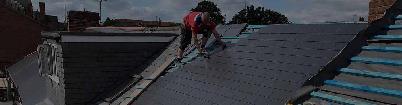 Slate Roofs work in progress